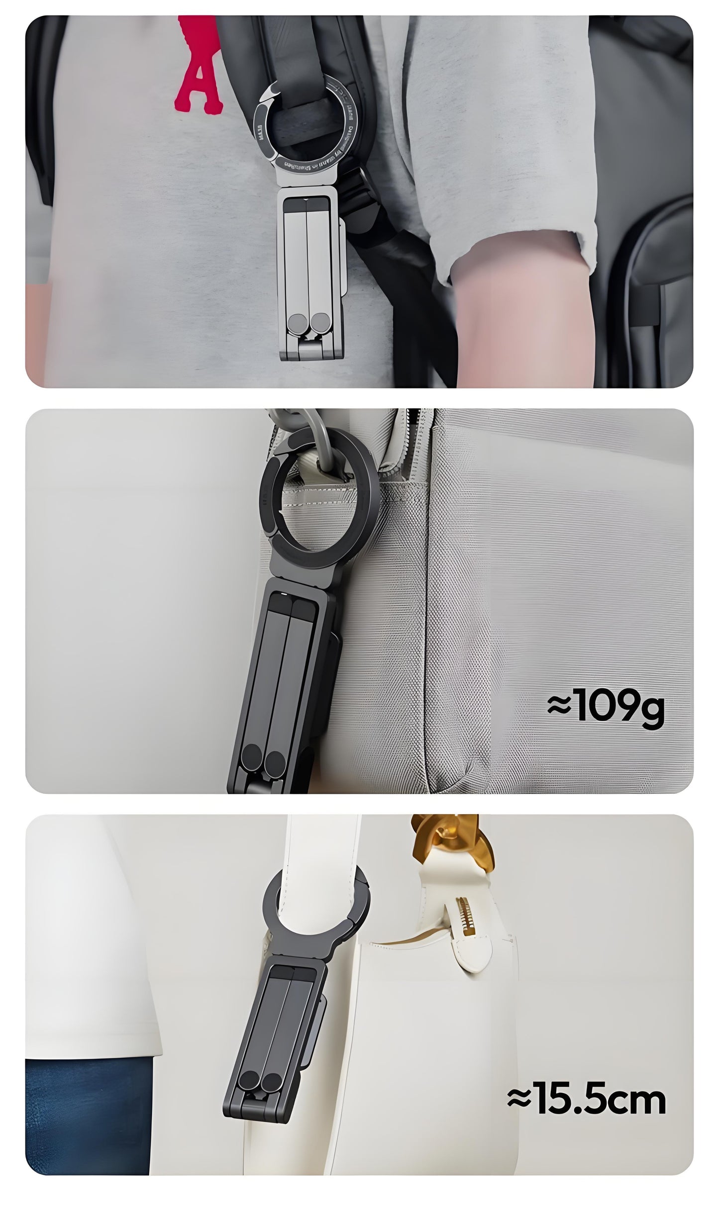 📱חצובה לטלפון MA38 MagSafe - מעמד נייד מתקפל עם אחיזה מגנטית חזקה, בורג 1/4" להתקנה, לשימוש ידני ולשולחן העבודה