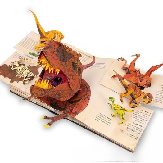 ⏰המחיר הנמוך ביותר מבחינה היסטורית: חסכו 50% -🦖אנציקלופדיה תלת-ממדית של דינוזאורים פרהיסטוריים📙כריכה קשה