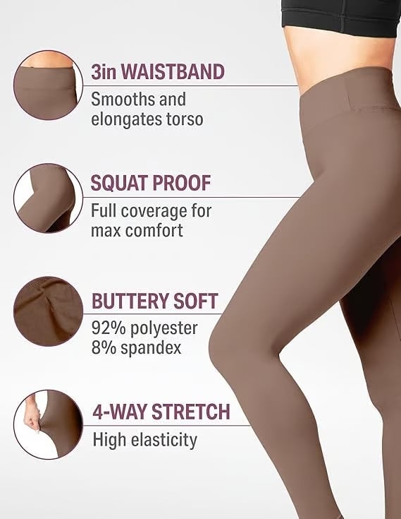 🎁יום אחרון 49% הנחה🔥טייץ אימון גבוהים עם בקרת בטן ומעצבי גו